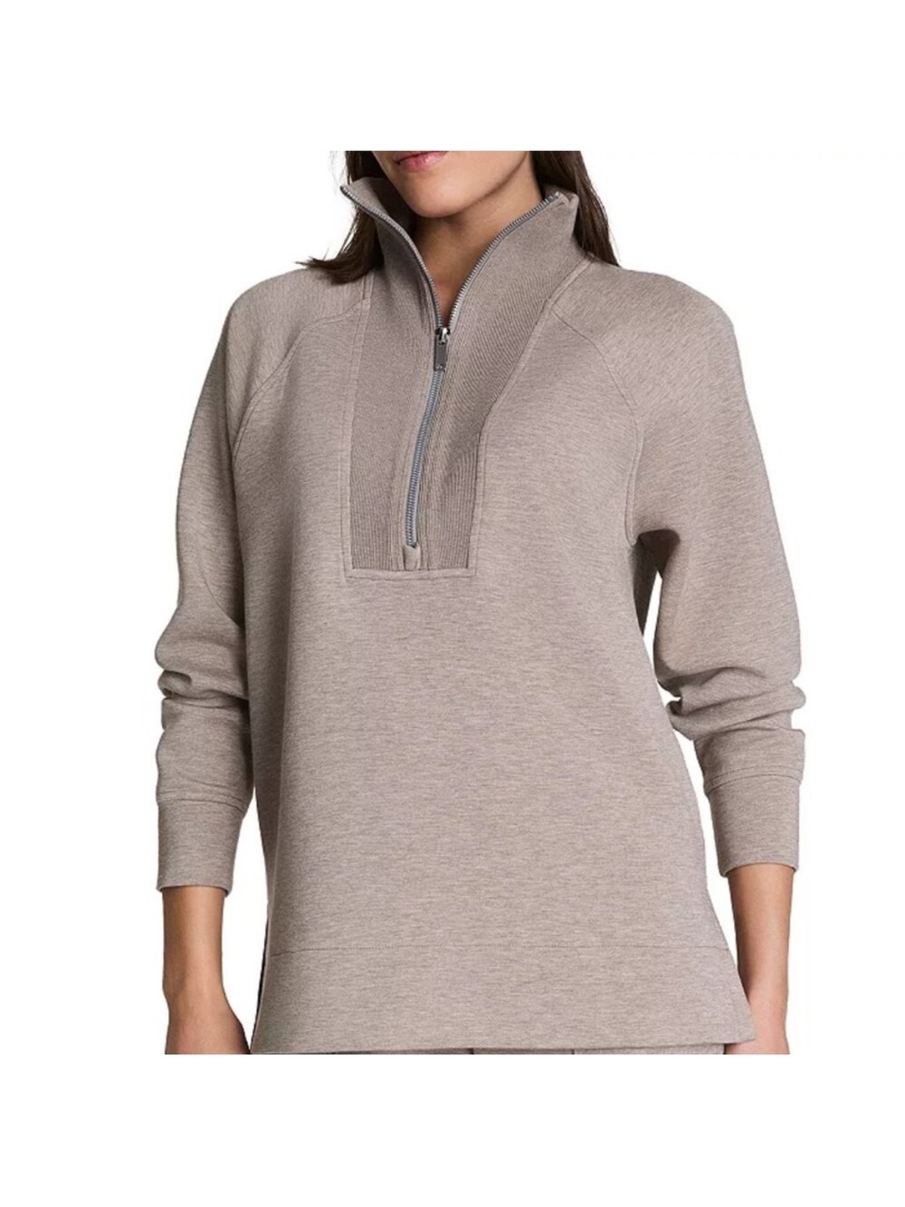 SPANX XL AirEssentials Brushed Half Zip Tunic